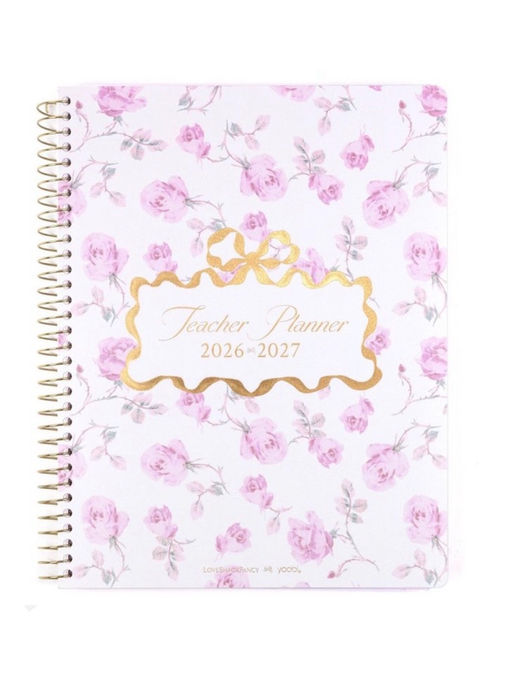 LoveShackFancy x Yoobi July 2026-June 2027 Teacher Planner NEW